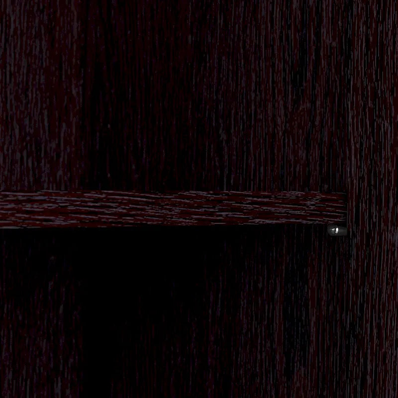Armoire de rangement haute à 2 portes et étagères réglables – 8 couleurs, style transitionnel
