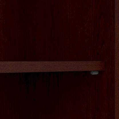 Armoire de rangement haute à 2 portes et étagères réglables – 8 couleurs, style transitionnel