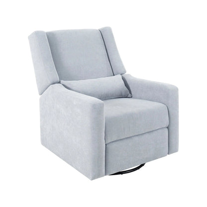 Fauteuil inclinable, pivotant et basculant électrique – Gris / Blanc / Crème, Un siège