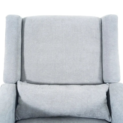 Fauteuil inclinable, pivotant et basculant électrique – Gris / Blanc / Crème, Un siège