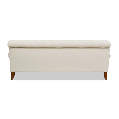 Canapé 3 places 88 po – Gris argenté / Bleu marine / Vert olive / Beige, accoudoirs arrondis
