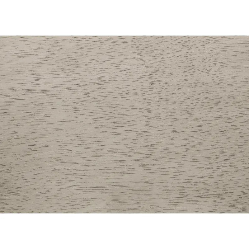 Table de salle à manger rectangulaire avec plateau en MDF plaqué bois – Gris antique / HK Wengé, 6 personnes