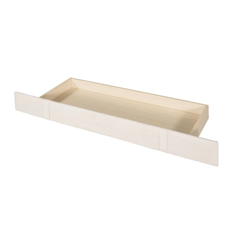 Lit plateforme Queen tapissé de velours avec tiroir de rangement – Bleu / Beige / Gris / Rose