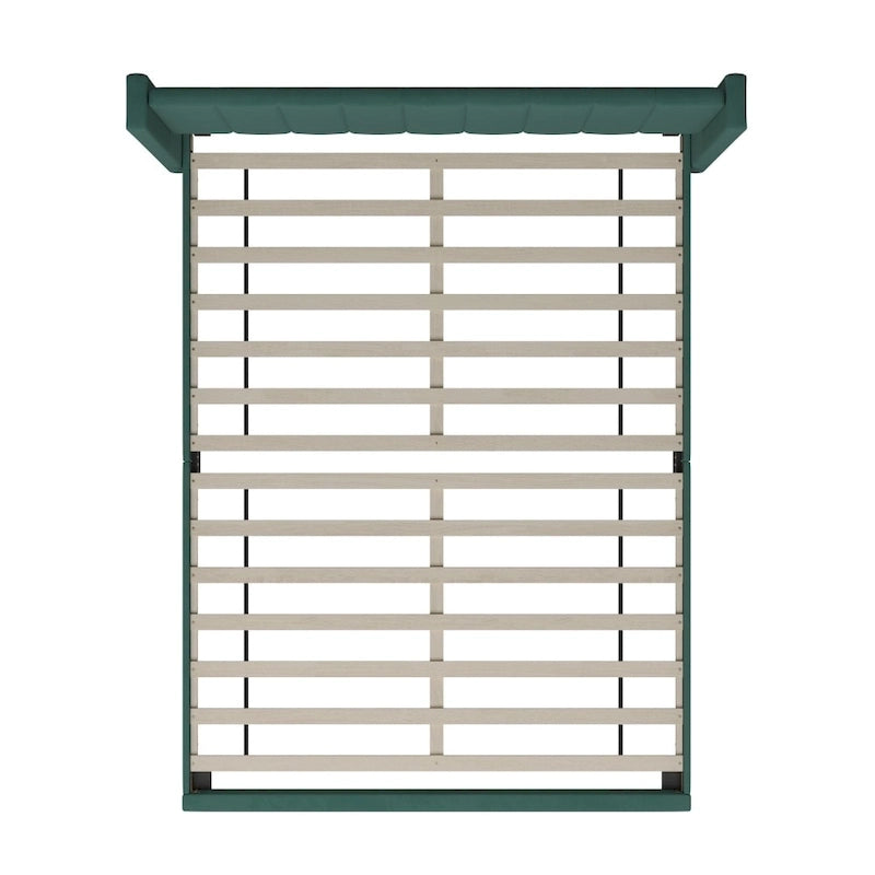 Lit plateforme capitonné en velours avec dossier ailé – Émeraude / Gris / Marine, Grand lit / Très grand lit, 2 personnes