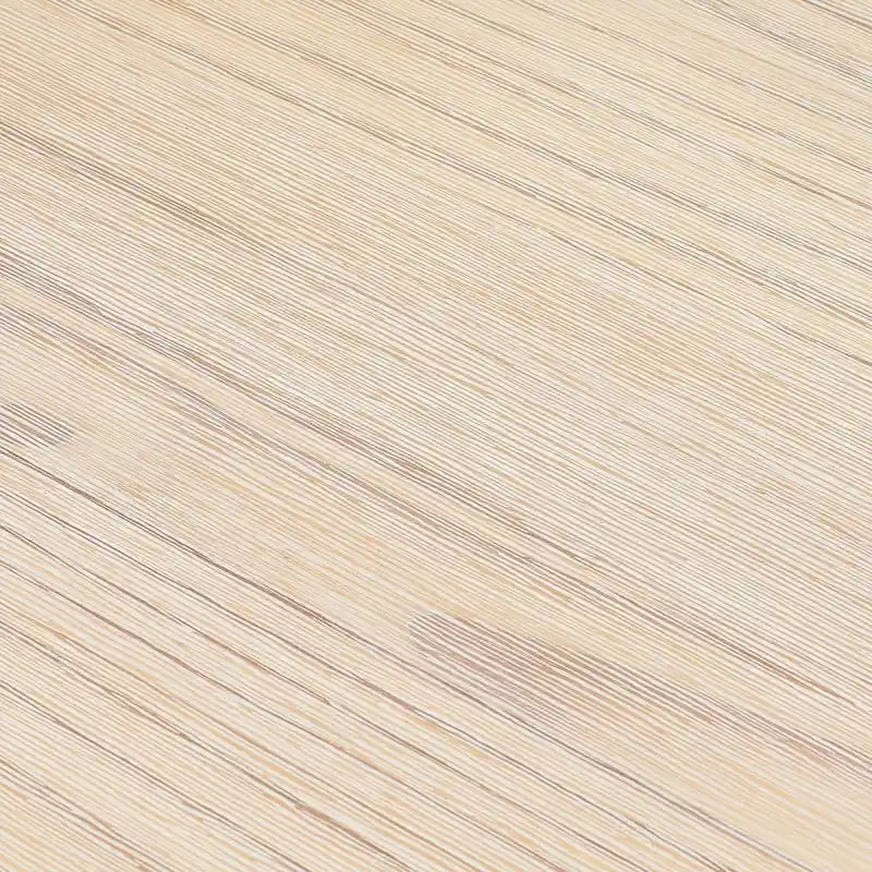 Table à manger ronde en pin massif avec piètement croisé – Brosse métallique blanc côtier / Noyer, 2 à 4 personnes